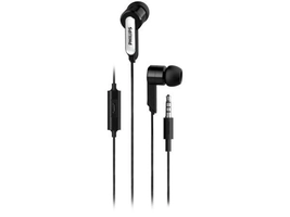 Fone de Ouvido Philips Upbeat SHE1405BK - Intra-auricular com Microfone Preto