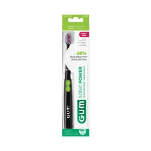 Escova Dental Elétrica GUM Cerdas Macias