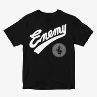  Camiseta Public Enemy - Enemy - Preta