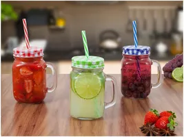 Conjunto de Caneca Vidro 425ml 3 Peças Lyor - Party | R$25