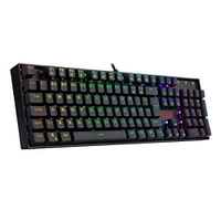 Teclado Mecânico Redragon Mitra Brown K551 Rgb-1 = R$ 195,41 cupom + Pix
