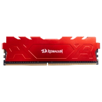 Memória DDR4 Redragon Rage, 16GB, 3200Mhz, CL16, Red, GM-702