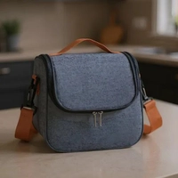 Bolsa Térmica 6,5L com Alça Removível Cinza