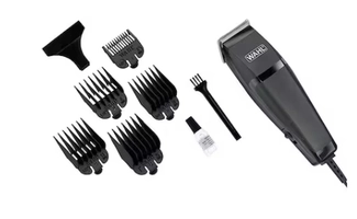 Máquina de Cortar Cabelo Wahl Easy Cut com 5 Pentes - Preta - 110V