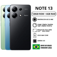 Smartphone Xiaomi Redmi Note 13 128GB ROM / 6GB RAM Versão Global | Smartphone 4G, R