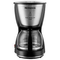 Cafeteira Elétrica Mondial Dolce Arome Inox C-30 18 Xícaras - Preta