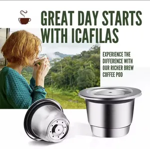 [R$7,53 MOEDAS] Cápsula de Café Reutilizável, Compatível com Nespresso