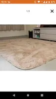 [Boleto] Tapete Felpudo Bege Liso - 2,00x2,40 ( Pelo Alto Costa Oro ) | R$120
