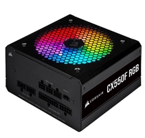 Fonte Corsair CX-F RGB Series CX550F RGB Full Modular 80 Plus Bronze, CP-9020216-BR