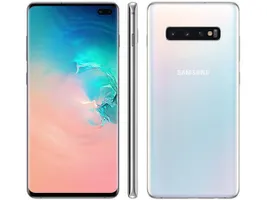 [App+Ouro] Smartphone Samsung Galaxy S10+ 128GB Branco 4G - 8GB RAM Tela 6,4” | R$2400