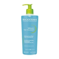 Bioderma Sébium Gel Moussant - Gel De Limpeza Purificante Antioleosidade 500 Ml