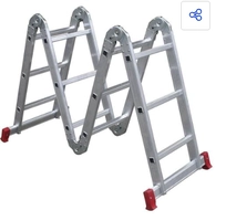 Escada Multifuncional 4X3 Profissional Botafogo Lar & Lazer Esc0292