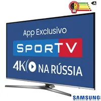 Smart TV 4K Samsung LED 49” com HDR Premium, One Control e Wi-Fi - UN49KU6450GXZD - R$ 2399