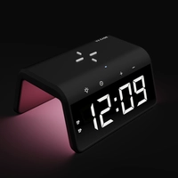 Carregador Wireless Clock Charger Preto com luminária - VX Case