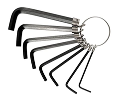 EDA Chave Allen Na Argola Jogo Com 8 Peças 1 5 A 6 Mm Excellent