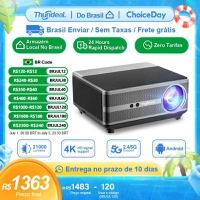 [Armazém BR] Projetor TD98 Android WiFi 1080p, à prova de poeira, com Android, Auto Foco e Auto Keystone, 21000 Lumens