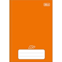 Tilibra - Caderno Brochura Capa Dura 1/4 D+ Laranja 48 Folhas
