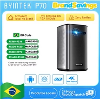 [Do Brasil] Projetor Byintec P70 WiFi, 1080P Led '