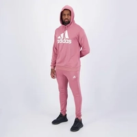 【Tamanho M e G】Agasalho Adidas Big Logo Rosa