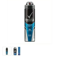9 un Desodorante Rexona Aerosol Antitranspirante Men Active Dry 150ml - R$7/un