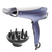 Secador de Cabelos Philco PSC08AZE Chrome Blue 2200W 127v