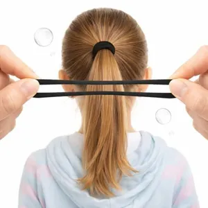 (R$ 9,90 +por-) Kit 72 Elásticos Cabelo Alta Elasticidade