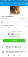 Livro - Fogo & Sangue | R$22