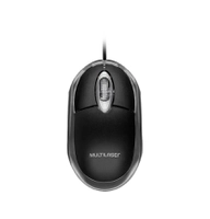 Mouse Óptico Multilaser Classic Preto 1200 DPI