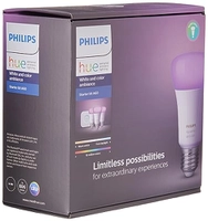 Philips Hue White & Color Ambiance 9w A60 E27 Starter Kit 110v - 3 Lâmpadas + Hub