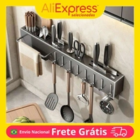 [Do Brasil App/Moedas R$ 15,00] Prateleira de Parede para Cozinha com Suporte