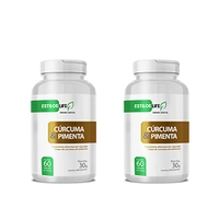 Kit 2 Cúrcuma Longa com pimenta preta 60 Capsulas 500mg | Açafrão Da Terra