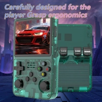 Console Portátil R36S 3,5" com 64GB e Jogos Clássicos