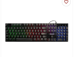 Teclado Gamer TGT M16L, Rainbow, ABNT2, Preto, TGT-M16L-RBW01