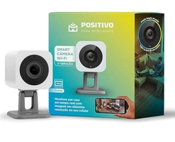 Smart Câmera Wi-Fi Positivo Casa Inteligente, 1080p Full HD, 20 FPS,  detecção de movimentos, visão noturna, Bivolt – Compatível com Alexa