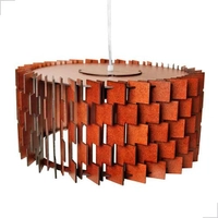 Luminária de Teto em MDF 44x22cm