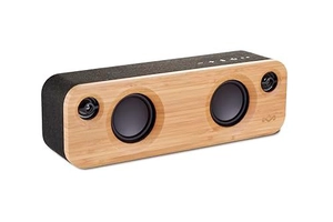 Caixa de Som Bluetooth, Get Together Mini, Preta, som estéreo, 10W,alto falante Woofer, 10 horas contínuas de bateria, EM-JA013-SB