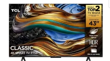 [APP] Smart TV 43 Ultra HD 4K TCL 43P755 LED com Google TV, Dolby Vision e Atmos, HDR10+, Wi-Fi, Bluetooth, Google Assistente e Design sem Bordas