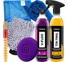 Kit para Lavar Moto com Shampoo e Luva Aplicadora - Vonixx