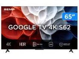 [APP/Ouro] Smart TV 65" TCL 4K UHD LED HVA Google TV 65S62 2025