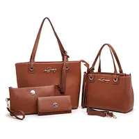 Kit Bolsa Feminina Grande + Baú + Carteira | R$ 129