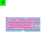 Original razer x sanrio hello kitty edição limitada teclado 