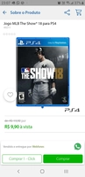 Jogo MLB The Show® 18 para PS4 R$ 10