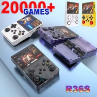 [APP - R$101 "MOEDAS"/TAXA INCLUSA] Console de Jogos Portátil R36S Tela IPS 3,5 " Com 21 Emuladores #Aliexpress🇨🇳
