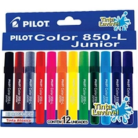 Caneta Hidrográfica Color 850-L Junior 12 Cores