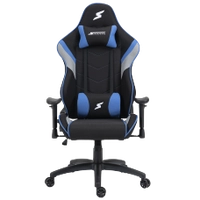 Cadeira Gamer SuperFrame Dragster, Reclinável, Tecido, Preto, Azul e Cinza