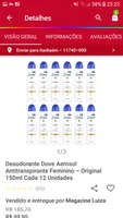 APP - Desodorante Dove Aerosol Antitranspirante Feminino - Original 150ml cada 12 unidades