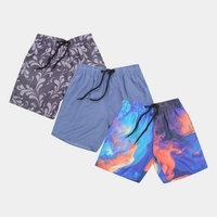 Kit Short Wall C/ 3 Peças Masculino - Colorido | R$90