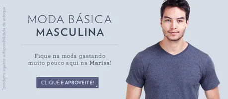 [Marisa] Camisetas Masculinas a partir de R$10