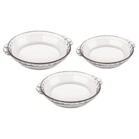 Formas Filetadas Marinex em Vidro - 3 Peças - R$51