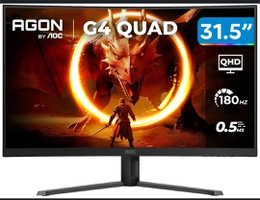 Monitor Gamer AOC Gaming G4 32 QHD 185Hz VA 